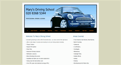 Desktop Screenshot of marysdrivingschool.co