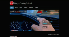 Desktop Screenshot of marysdrivingschool.ca
